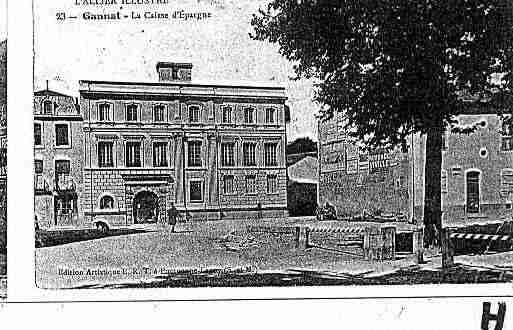 Ville de GANNAT Carte postale ancienne