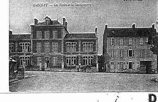 Ville de GANNAT Carte postale ancienne