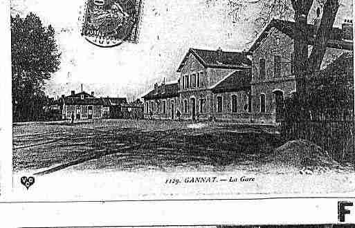 Ville de GANNAT Carte postale ancienne