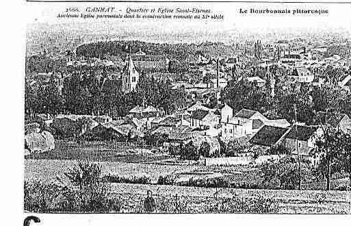 Ville de GANNAT Carte postale ancienne