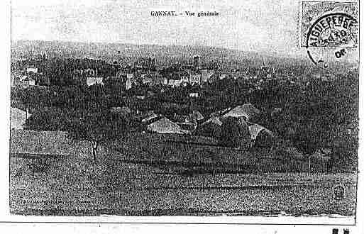 Ville de GANNAT Carte postale ancienne