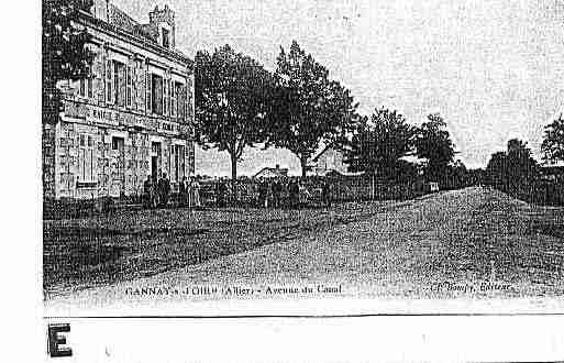 Ville de GANNAYSURLOIRE Carte postale ancienne