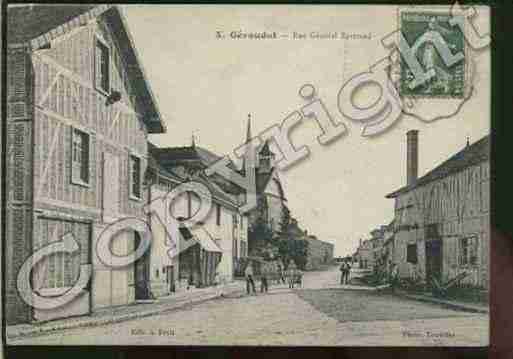 Ville de GERAUDOT Carte postale ancienne