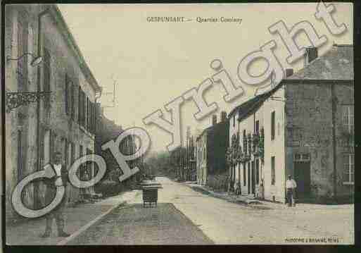 Ville de GESPUNSART Carte postale ancienne