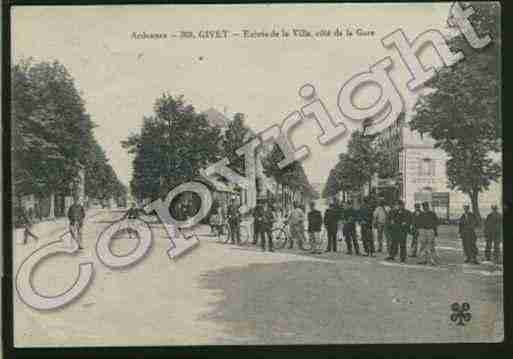 Ville de GIVET Carte postale ancienne