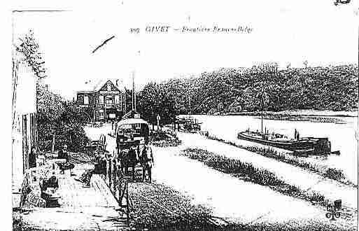 Ville de GIVET Carte postale ancienne