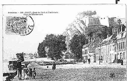 Ville de GIVET Carte postale ancienne