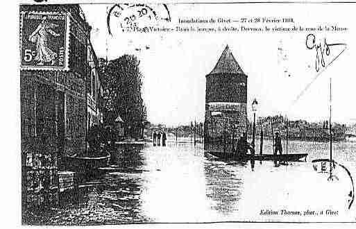 Ville de GIVET Carte postale ancienne