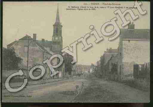 Ville de GIVONNE Carte postale ancienne