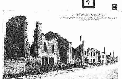 Ville de GIVONNE Carte postale ancienne