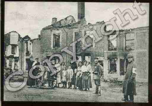 Ville de GIVONNE Carte postale ancienne