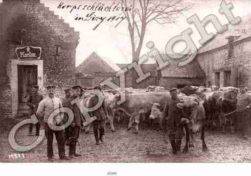 Ville de GIZY Carte postale ancienne