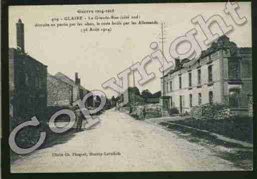 Ville de GLAIRE Carte postale ancienne