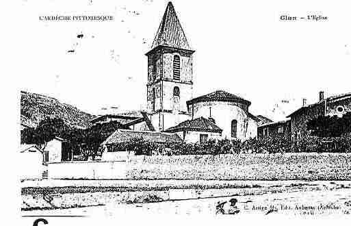 Ville de GLUN Carte postale ancienne