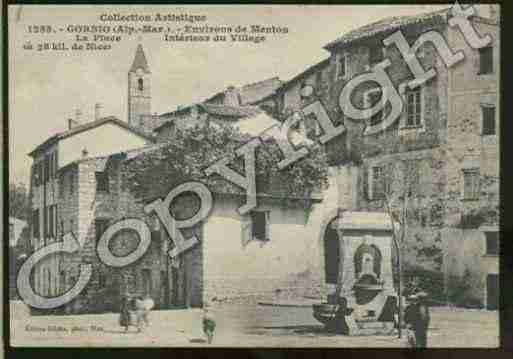 Ville de GORBIO Carte postale ancienne