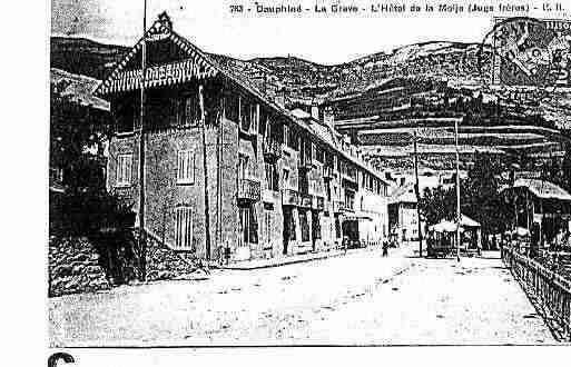 Ville de GRAVE(LA) Carte postale ancienne