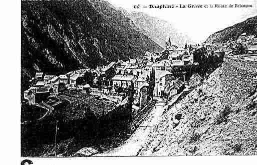 Ville de GRAVE(LA) Carte postale ancienne