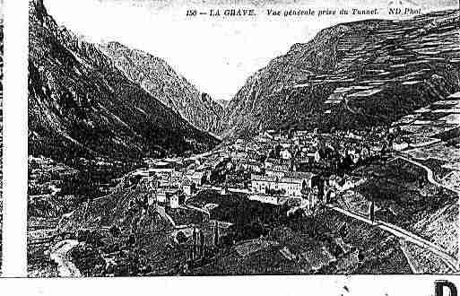 Ville de GRAVE(LA) Carte postale ancienne