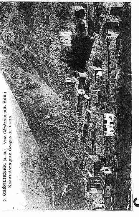 Ville de GREOLIERES Carte postale ancienne Ville de GREOLIERES Carte postale ancienne