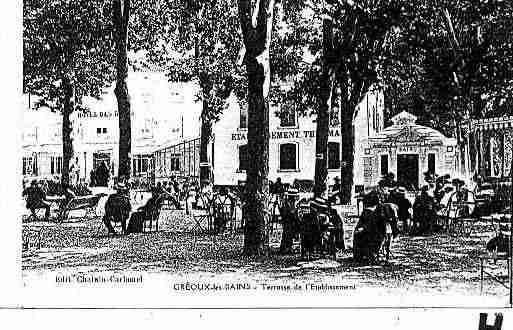 Ville de GREOUXLESBAINS Carte postale ancienne Ville de GREOUXLESBAINS Carte postale ancienne