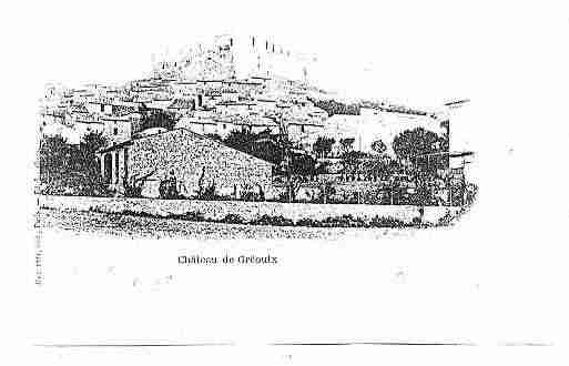 Ville de GREOUXLESBAINS Carte postale ancienne Ville de GREOUXLESBAINS Carte postale ancienne
