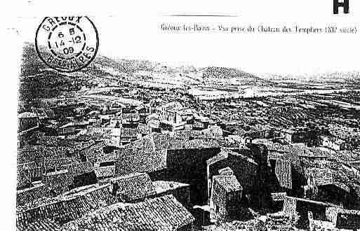Ville de GREOUXLESBAINS Carte postale ancienne Ville de GREOUXLESBAINS Carte postale ancienne