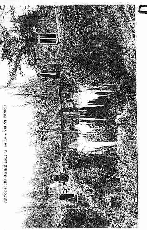 Ville de GREOUXLESBAINS Carte postale ancienne Ville de GREOUXLESBAINS Carte postale ancienne