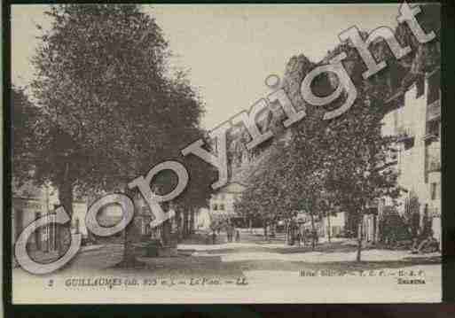 Ville de GUILLAUMES Carte postale ancienne