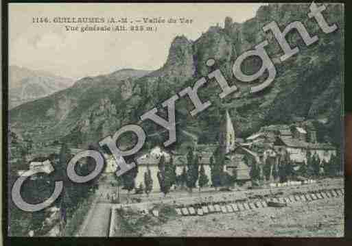 Ville de GUILLAUMES Carte postale ancienne