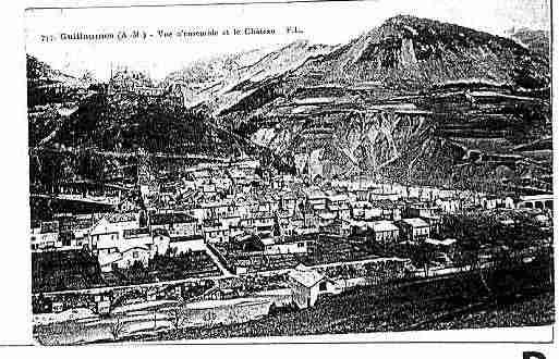 Ville de GUILLAUMES Carte postale ancienne