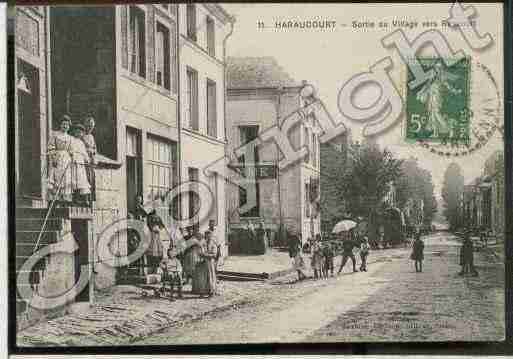 Ville de HARAUCOURT Carte postale ancienne