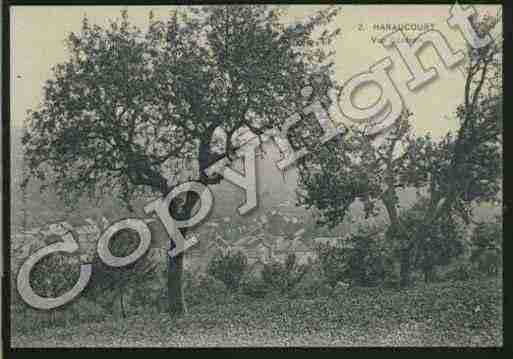 Ville de HARAUCOURT Carte postale ancienne