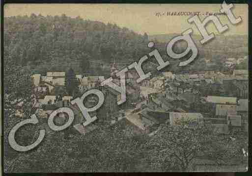 Ville de HARAUCOURT Carte postale ancienne