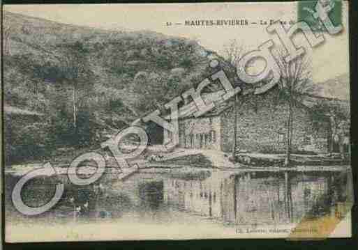 Ville de HAUTESRIVIERES(LES) Carte postale ancienne