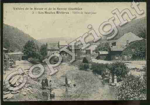 Ville de HAUTESRIVIERES(LES) Carte postale ancienne