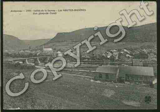 Ville de HAUTESRIVIERES(LES) Carte postale ancienne