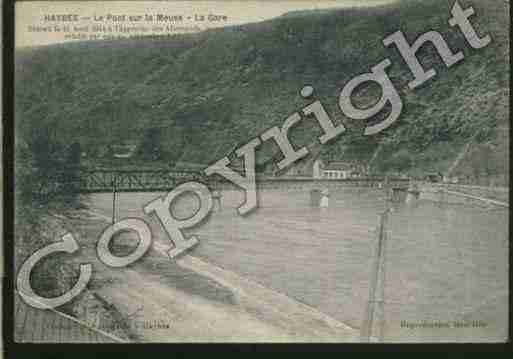 Ville de HAYBES Carte postale ancienne