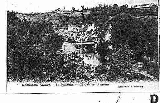 Ville de HERISSON Carte postale ancienne