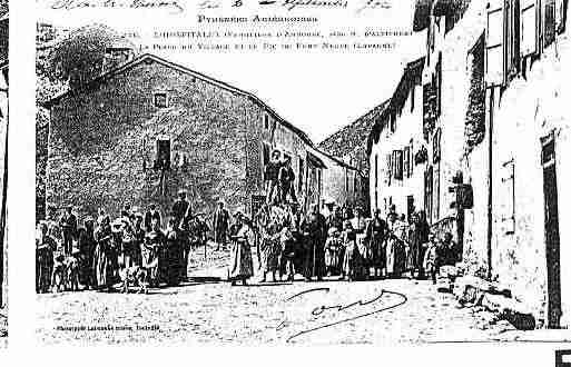 Ville de HOSPITALET(L\') Carte postale ancienne