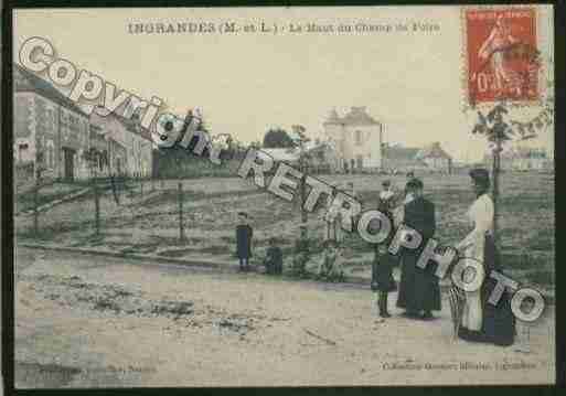 Ville de INGRANDESSURLOIRE Carte postale ancienne