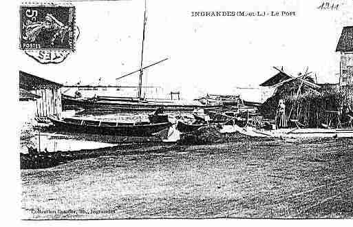 Ville de INGRANDESSURLOIRE Carte postale ancienne