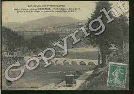Ville de ISSARLES(LELACD\') Carte postale ancienne