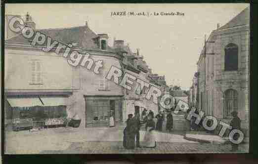 Ville de JARZE Carte postale ancienne