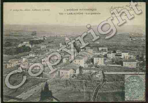 Ville de LABLACHERE Carte postale ancienne