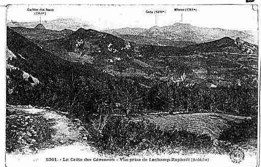 Ville de LACHAMPRAPHAEL Carte postale ancienne
