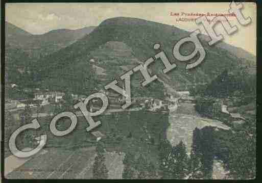 Ville de LACOURT Carte postale ancienne