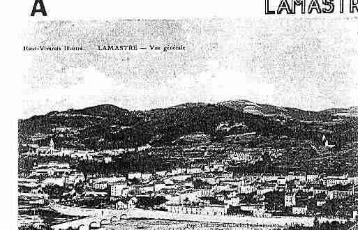 Ville de LAMASTRE Carte postale ancienne