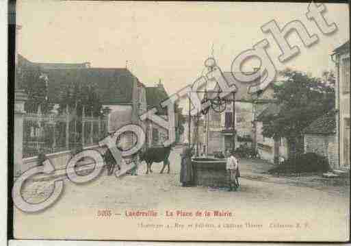 Ville de LANDREVILLE Carte postale ancienne