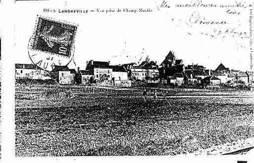 Ville de LANDREVILLE Carte postale ancienne