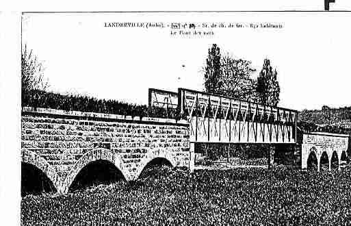 Ville de LANDREVILLE Carte postale ancienne